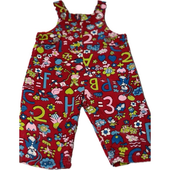Vintage ABC and Numbers Overalls - Picture 6 of 6